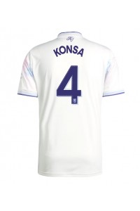 Aston Villa Ezri Konsa #4 Jalkapallovaatteet Kolmaspaita 2025-26 Lyhythihainen